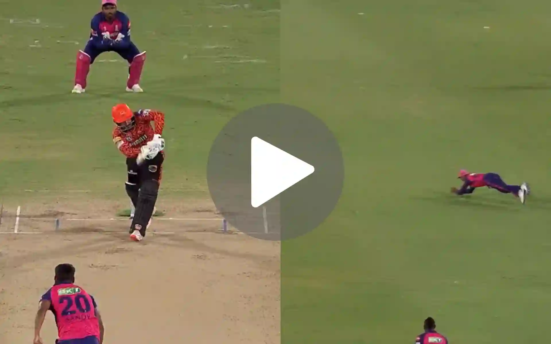 [Watch] Jaiswal-Sandeep Sharma Combine Forces To Destroy SRH's Anmolpreet Singh